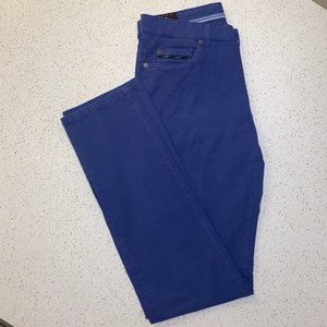 Robert Talbott Ventana II Trouser Pants - Blue 33